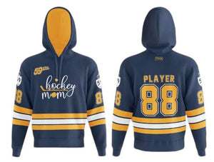 Elite Hoodie | Navy Hockey Mom