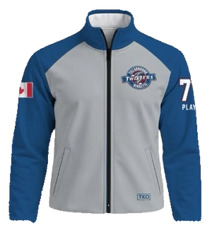 Tillsonburg Twisters Elite Track Jacket | Grey