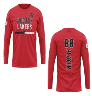 Elite Quick Dry Longsleeve Shirt | Red Prolook