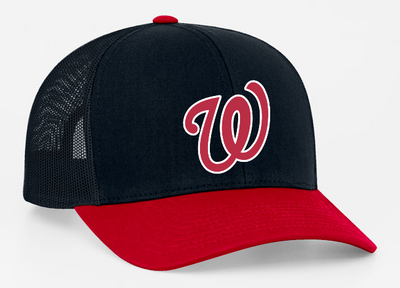 Snapback Hat | Navy/Red