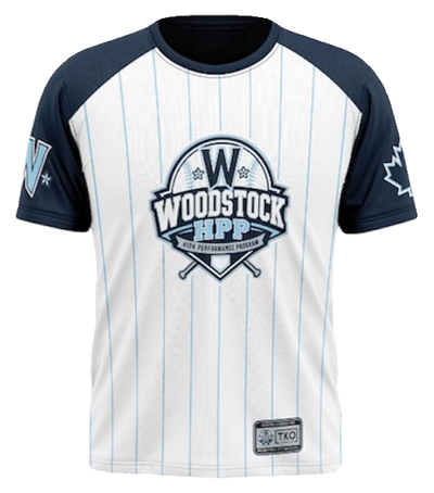 Woodstock HPP Baseball Elite T-Shirt | Pinstripe