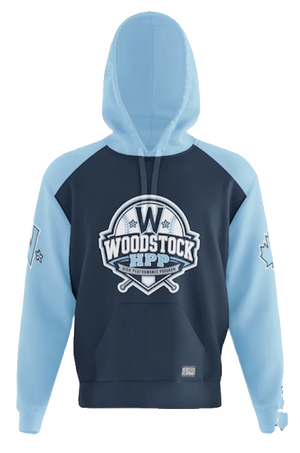 Woodstock HPP Baseball Elite Hoodie | Light Blue