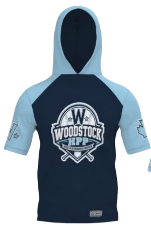 Woodstock HPP Baseball Elite Short Sleeve Hoodie | Logo