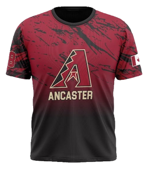 Ancaster D-Backs Elite T-Shirt | Splatter