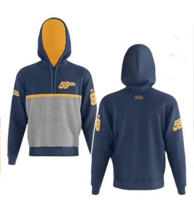 Elite Hoodie | Grey/Navy
