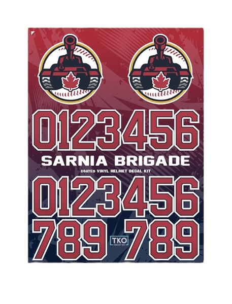 Helmet Stickers | Logo & Numbers
