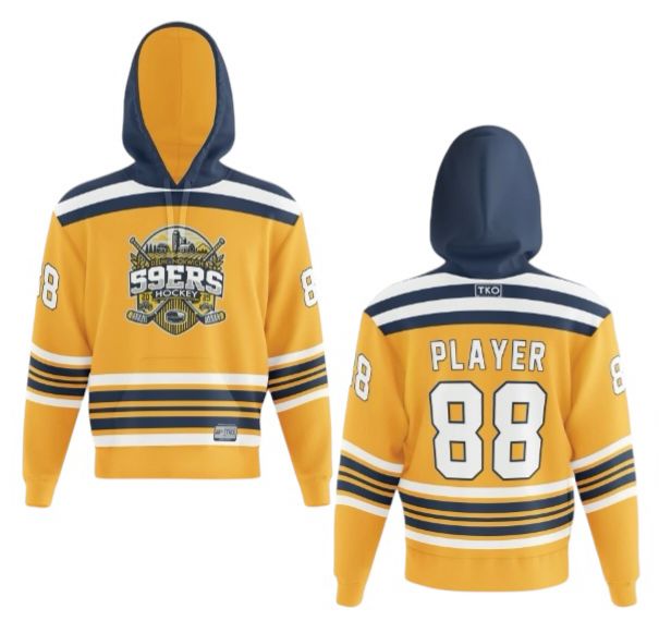 59ers Elite Hoodie | 59ers Hockey White