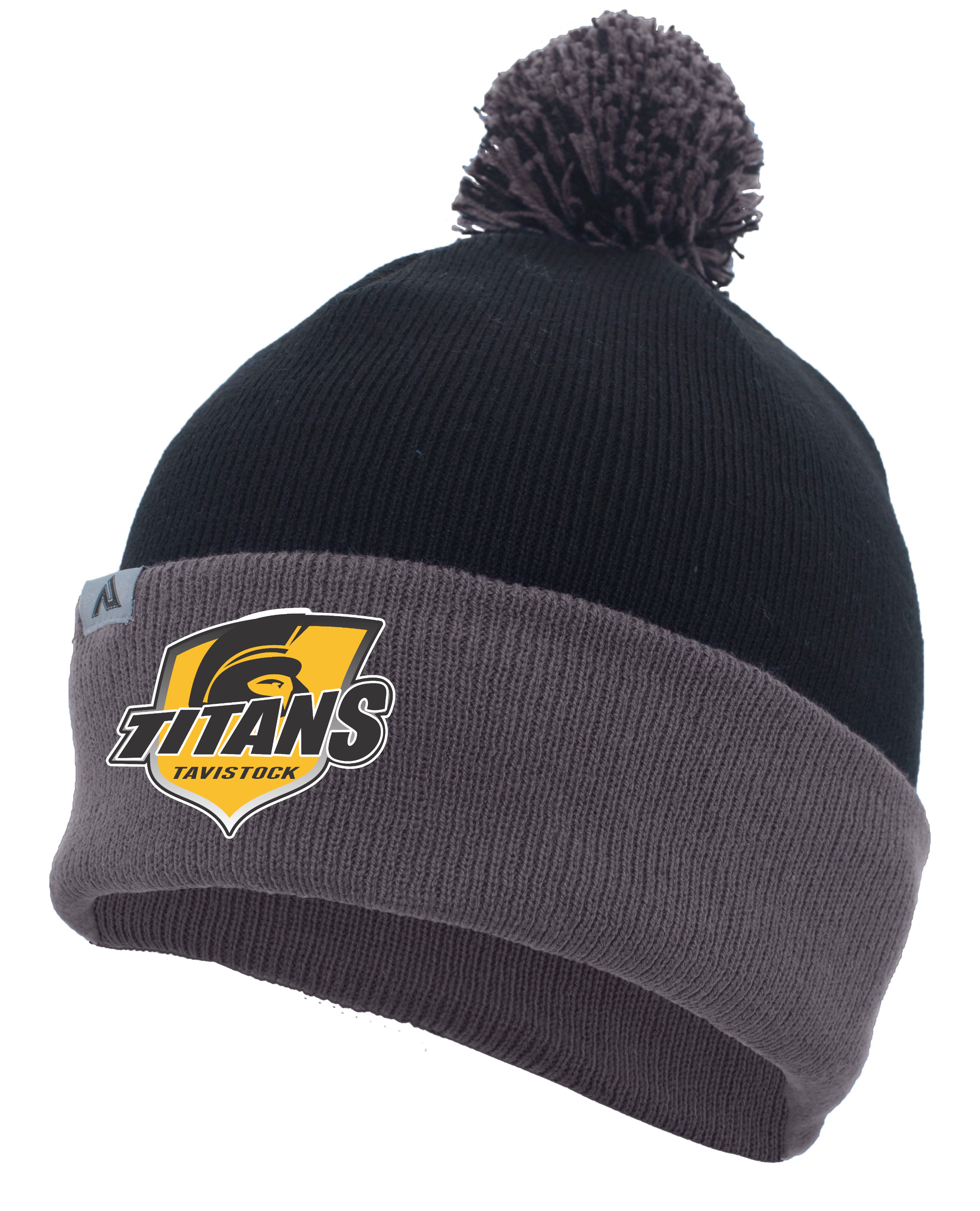 Pacific Headwear Knit Fold Over Pom-Pom Beanie