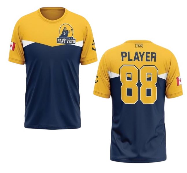 Elite T-Shirt | Gold & Navy