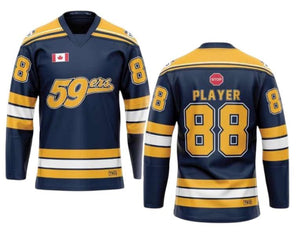 Elite Hockey Jersey (No Sponsor Logo)  | Blue Jersey