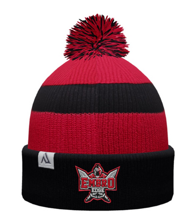 Pacific Headwear Knit Fold Over Pom-Pom Beanie