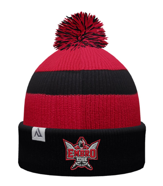 Pacific Headwear Knit Fold Over Pom-Pom Beanie