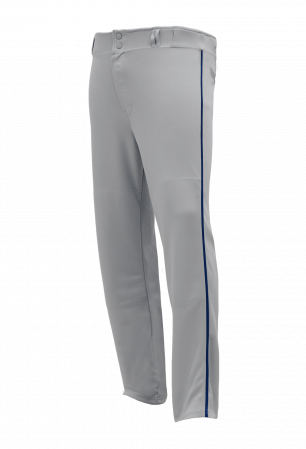 Athletic Knit Adult/Youth Open Bottom Piped Baseball Pants