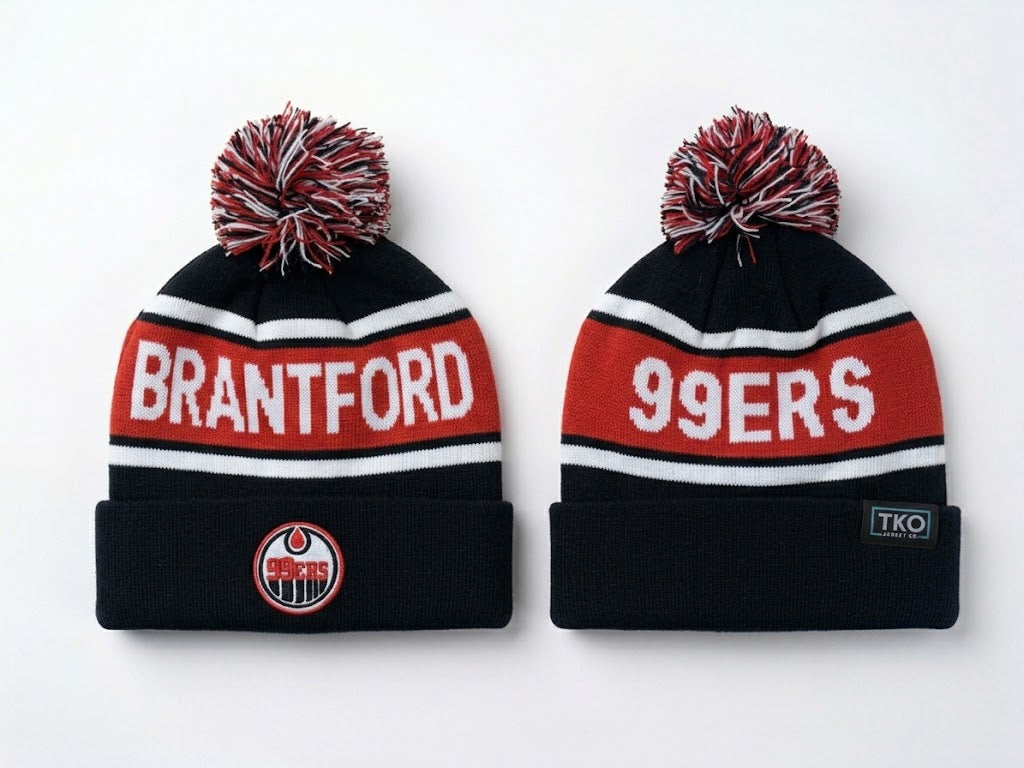 Brantford 99ers Elite Headwear | Pom Stripe