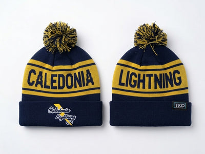 Caledonia Lightning Elite Beanie | Pom Stripe