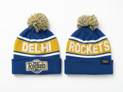 Delhi Rockets Elite Beanie | Pom Stripe