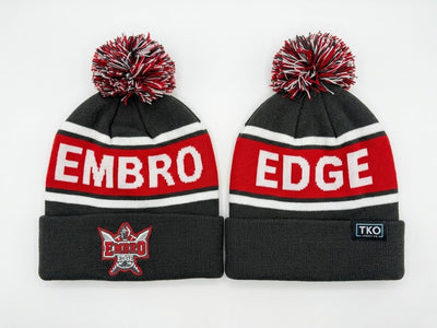 Embro Edge Elite Beanie | Pom Stripe