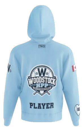 Woodstock HPP Baseball Elite Hoodie | HPP Mom Script