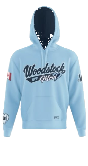 Woodstock HPP Baseball Elite Hoodie | HPP Mom Script