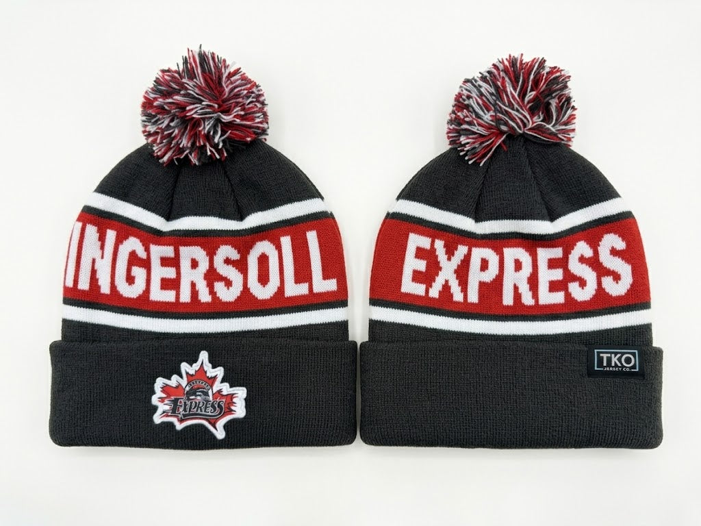 Ingersoll Express Elite Beanie| Pom Stripe