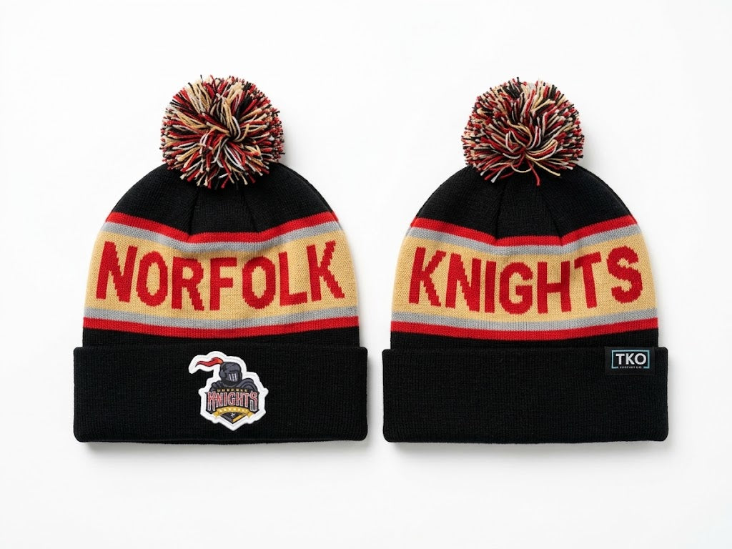 Norfolk Knights Elite Beanie | Pom Stripe