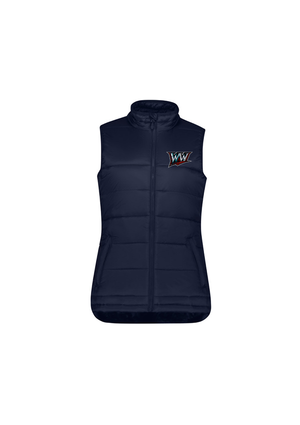 Wellington Warriors Puff Vest | Ladies