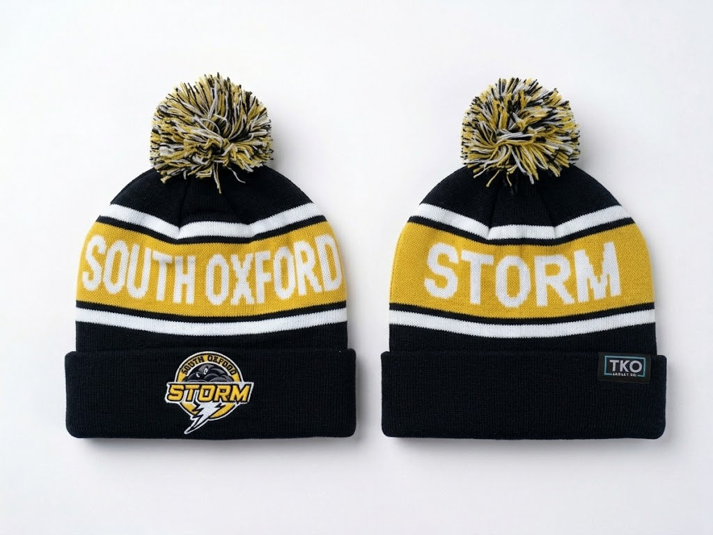 South Oxford Storm Elite Beanie | Pom Stripe