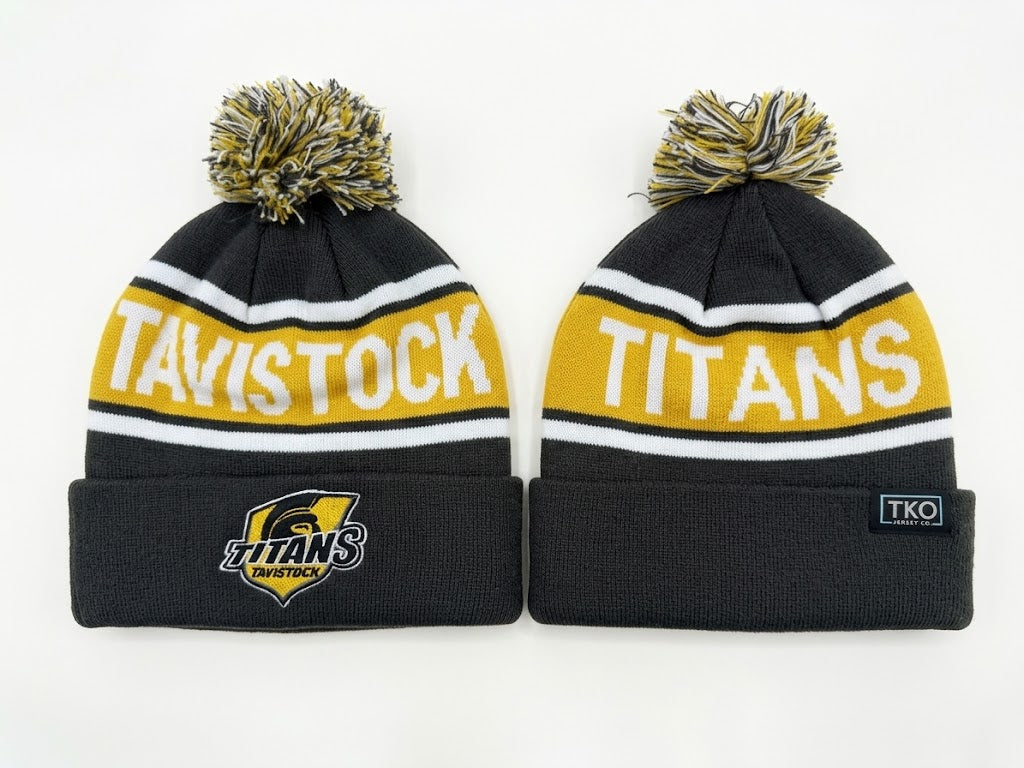 Tavistock Titans Elite Beanie | Pom Stripe