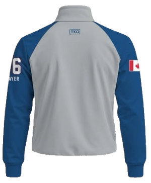 Tillsonburg Twisters Elite Track Jacket | Grey Chevron