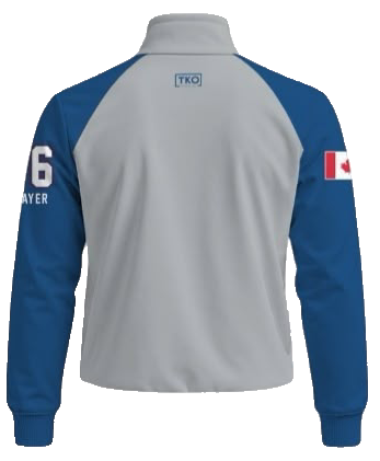 Tillsonburg Twisters Elite Track Jacket | Grey Chevron