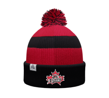 Pacific Headwear Knit Fold Over Pom-Pom Beanie