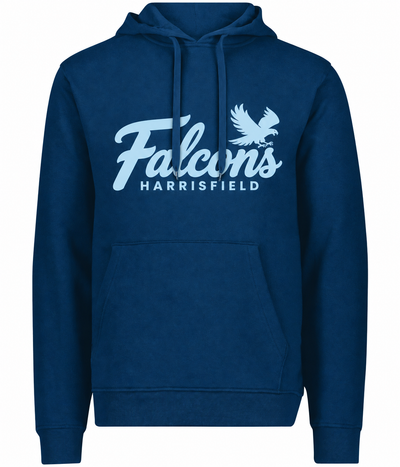 Harrisfield Falcons Adult Augusta 60/40 Fleece Hoodie | Navy