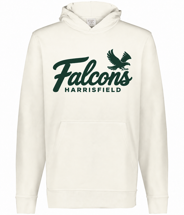 Harrisfield Falcons Youth Augusta 60/40 Fleece Hoodie | Vanilla