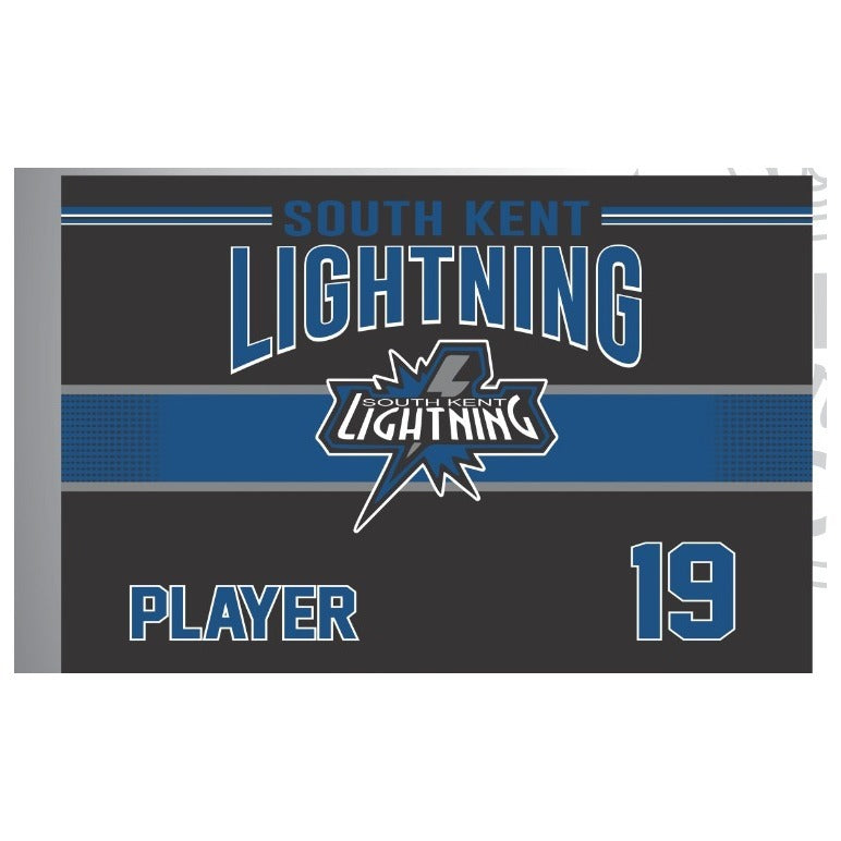 South Kent Lightning Blanket | Wordmark