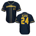 Elite Button-Up Jersey- Navy