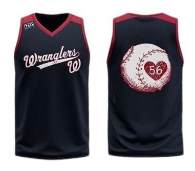 Elite V-Neck Tank | Baseball Mom (Navy)