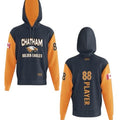 Elite Hoodie | Chatham with Yellow Sleeves