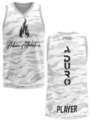 Dry Fit V-Neck Tank | Grey Camo