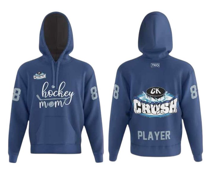 Elite Hoodie | Blue Hockey Mom