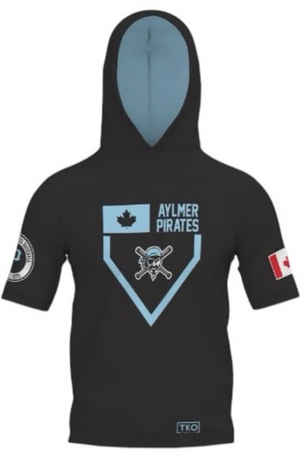 Aylmer Pirates Elite Short Sleeve Hoodie | Home Plate