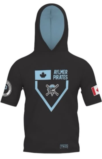 Aylmer Pirates Elite Short Sleeve Hoodie | Home Plate