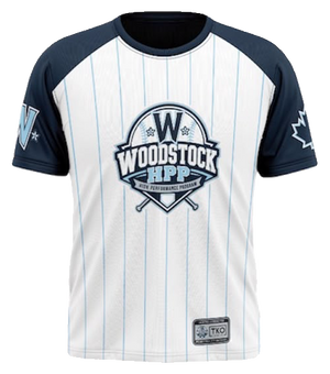 Woodstock HPP Baseball Elite T-Shirt | Pinstripe