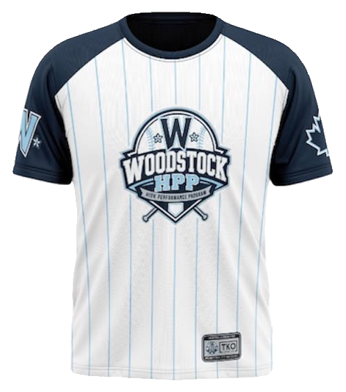 Woodstock HPP Baseball Elite T-Shirt | Pinstripe