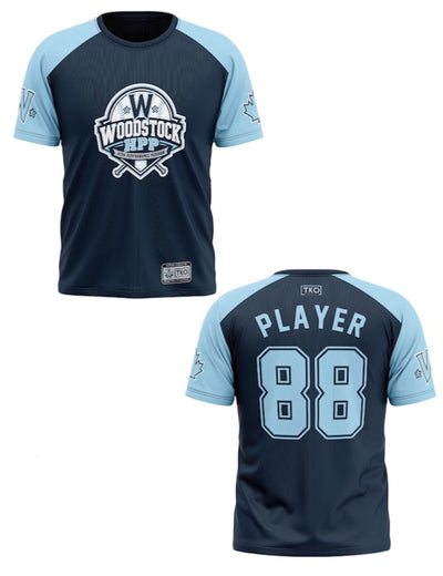 Woodstock HPP Baseball Elite T-Shirt | Light Blue