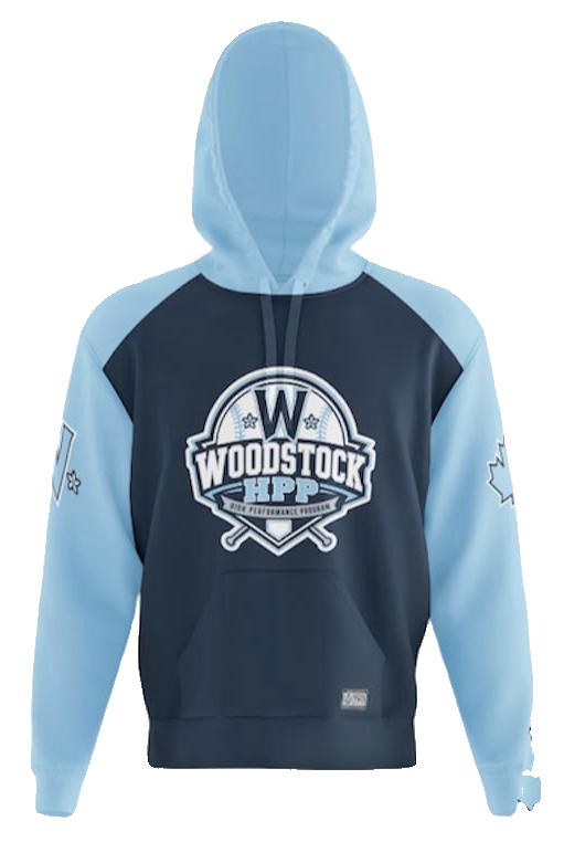Woodstock HPP Baseball Elite Hoodie | Light Blue