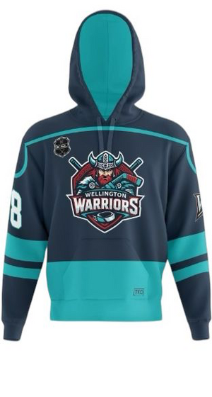Wellington Warriors Elite Hoodie | Navy Jersey