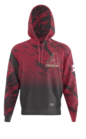Ancaster D-Backs Elite Hoodie | Splatter Logo
