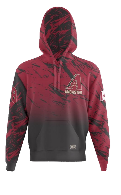 Ancaster D-Backs Elite Hoodie | Splatter Logo