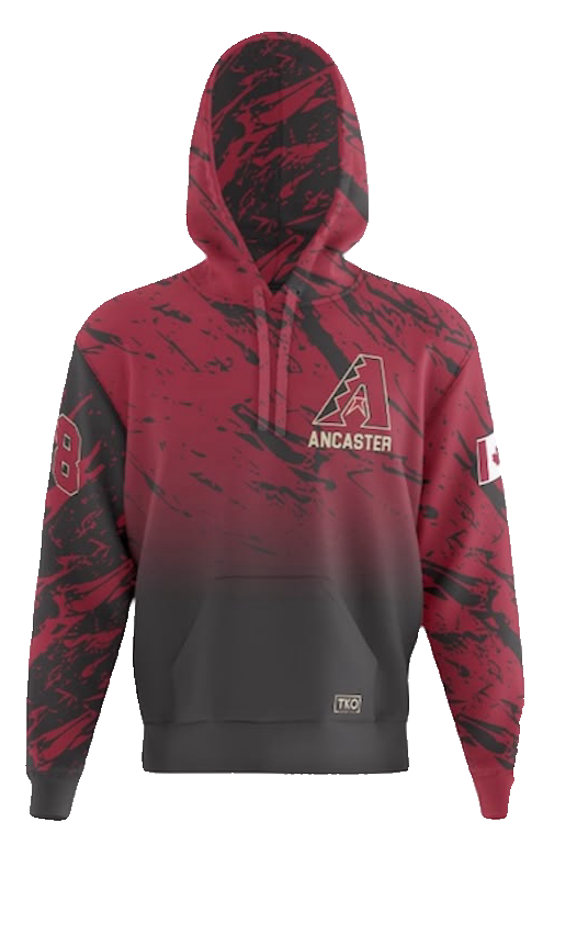 Ancaster D-Backs Elite Hoodie | Splatter Logo