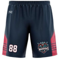Wellington Warriors Elite Shorts | Navy/Red
